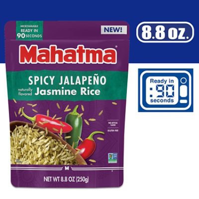 Mahatma Spicy Jalapeno Jasmine Rice - Pouch 8.8 Oz - 8.8 OZ - Image 2