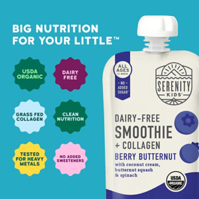 Serenity Kids Smoothie Berry Butternut - 3.5 OZ - Image 2
