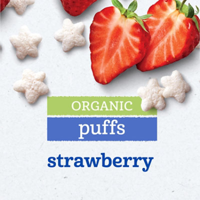 Gerber Organic Bby G&g Strbry Puffs - 1.48 OZ - Image 2