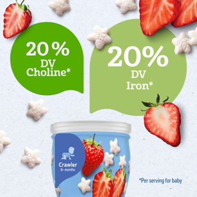 Gerber Organic Bby G&g Strbry Puffs - 1.48 OZ - Image 4