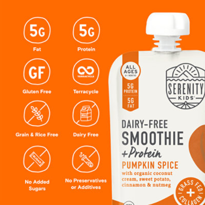Serenity Kids Smoothie Pumpkin Spice - 3.5 OZ - Image 5