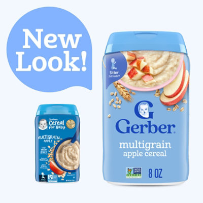 Gerber Cereal Multigrain Apple Bluberry - 6 CT - Image 3