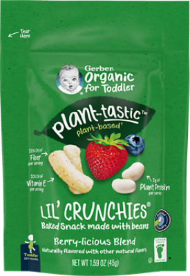 Gerber Plantastic Puffs Berrylicious 1.48 Oz - 1.48 OZ - Image 1