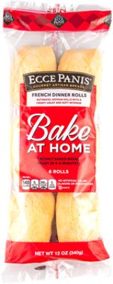 Ecce Panis Bake At Home French Dinner Rolls 6 Pack - 12 OZ - Image 1