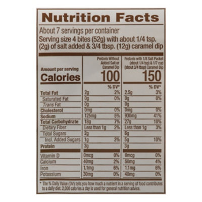 Pretzilla Soft Pretzel Bites Tub With Caramel Cup - 12.3 OZ - Image 4