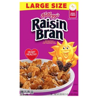 Kellogg's Raisin Bran Original High Fiber Breakfast Cereal - 20.9 Oz - Image 4