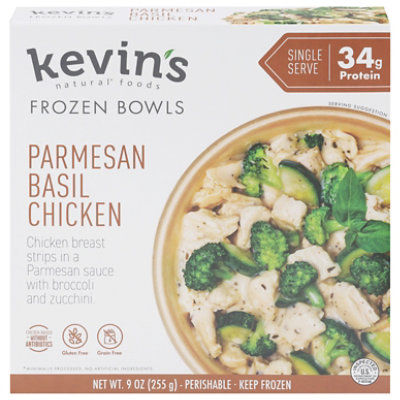Kevins Parmesan Basil Chicken Bowl, 9 Oz - 9 OZ - Image 1