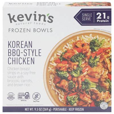 Kevin's Korean-BBQ Style Chicken Bowl - 9.5 Oz - Image 1