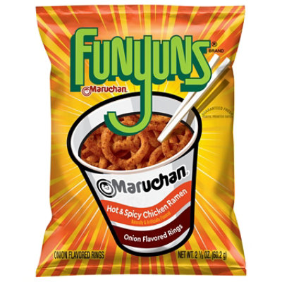 Funyuns Maruchan Hot & Spicy Chicken Ramen 2.125oz - 2.125 OZ - Image 3