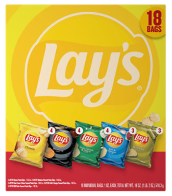Lays Variety Mix - 18 Count - Image 1