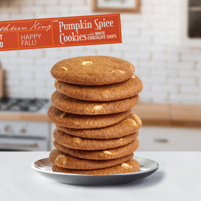 Tate's Bake Shop Pumpkin Spice Cookies with White Chocolate Chips - 6.5 Oz - Image 2