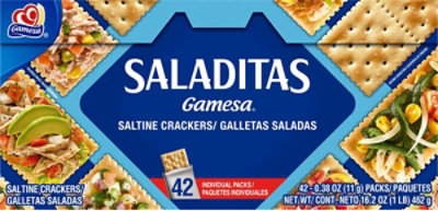 Gamesa Saladitas Saltine 16.2oz - 16.2 OZ - Image 1