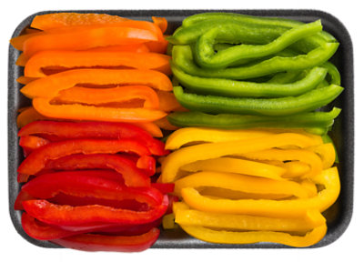 Mixed Sliced Peppers - 28 OZ - Image 1