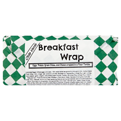 Claras Kitchen Chile Verde Breakfast Burrito - 8 OZ - Image 1