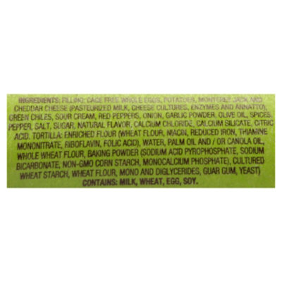 Claras Kitchen Chile Verde Breakfast Burrito - 8 OZ - Image 4