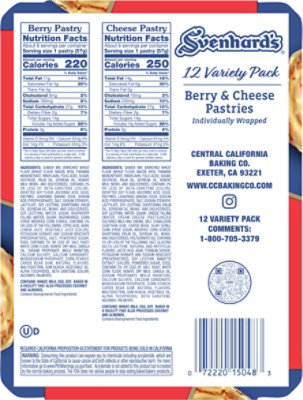 Svenhards Berry & Cheese Variety Pack 12 Count - 24 OZ - Image 6