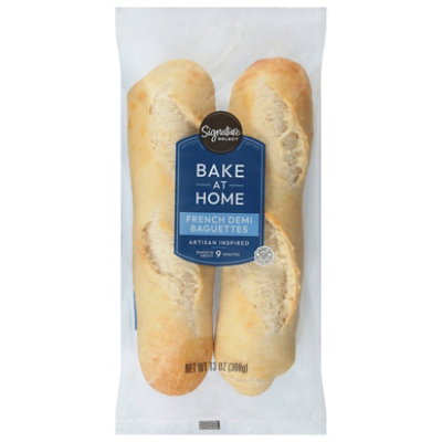 Signature Select Bake At Home French Demi Baguettes 13 Ounce - 13 OZ - Image 1