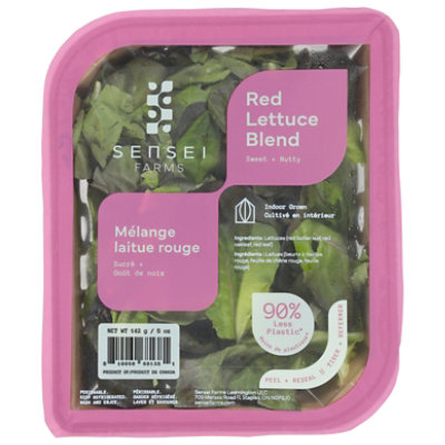 Sensei Farms Lettuce Red Blend - 5 OZ - Image 1