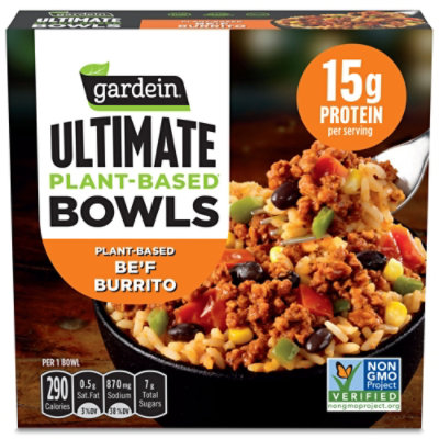 Gardein Ultimate Plant-based Be'f Burrito Bowl, 9 Oz - 9 OZ - Image 1