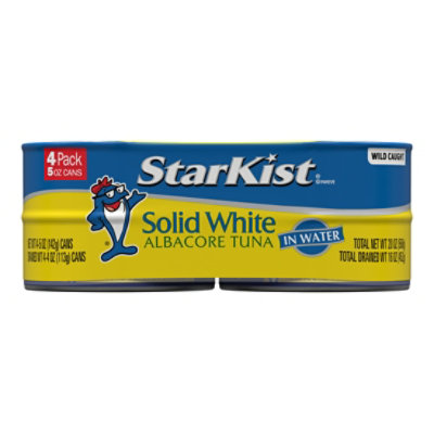 StarKist Tuna Albacore Solid White in Water - 4-5 Oz - Image 1
