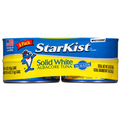 StarKist Tuna Albacore Solid White in Water - 4-5 Oz - Image 1