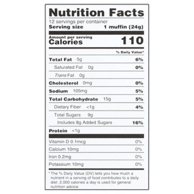 Abe's Vegan Golden Cornbread Mini Muffins, 12pk - 10 Oz - Image 3