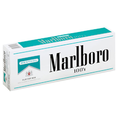 Marlboro Silver Menthol 100s Box Cigarettes - CTN - Image 1