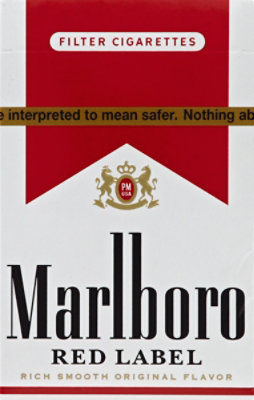 Marlboro Red Label Kings Box Cigarettes - CTN - Image 2