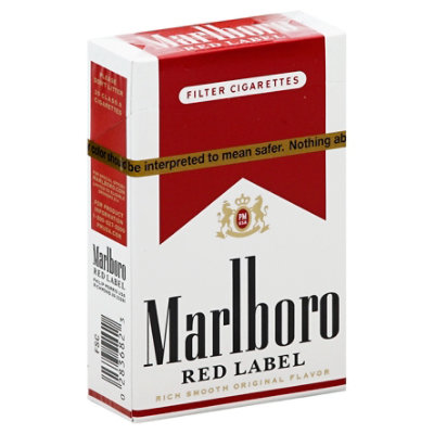 Marlboro Red Label Kings Box Cigarettes - CTN - Image 1