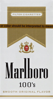 Marlboro Gold 100s Box Cigarettes - CTN - Image 2