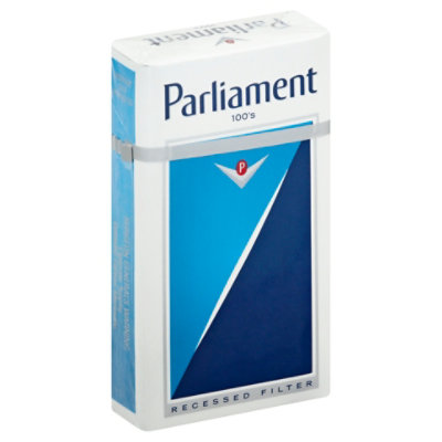 Parliament Whites 100s Round Corner Box Cigarettes - CTN - Image 1