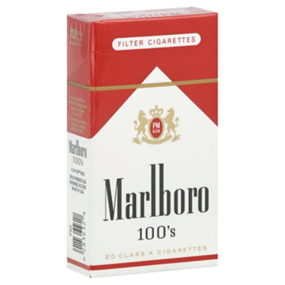 Marlboro 100s Box Cigarettes - CTN - Image 1