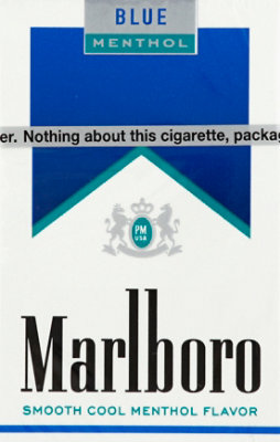 Marlboro Blue Filter King Box Menthol Cigarettes - CTN - Image 2