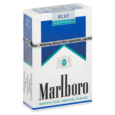 Marlboro Blue Filter King Box Menthol Cigarettes - CTN - Image 1