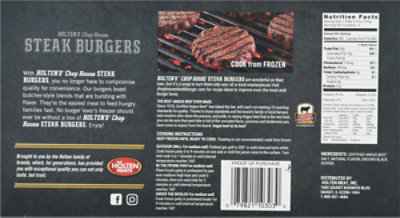 Holten Beef Steak Burger - 32 OZ - Image 6