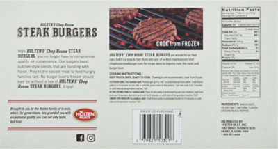 Holten Angus Beef Sirloin Steak Burger - 32 OZ - Image 6