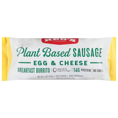 Reds Burrito Plant Based Sausage Egg Cheese - 5 OZ - Image 1