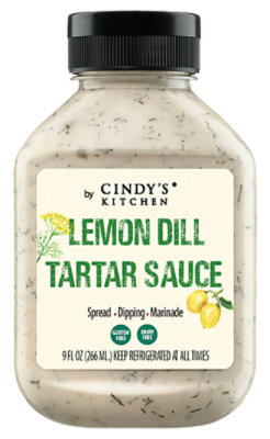 Cindys Kitchen Lemon Dill Tartar Sauce - 9 OZ - Image 1