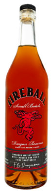 Fireball Small Batch Finished In Charred Oak Barrels Cinnamon Whisky 750ml 66 Proof - 750 ML - Image 1