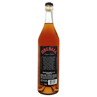 Fireball Small Batch Finished In Charred Oak Barrels Cinnamon Whisky 750ml 66 Proof - 750 ML - Image 2