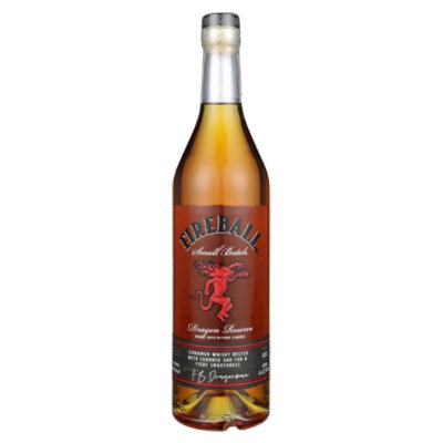 Fireball Small Batch Finished In Charred Oak Barrels Cinnamon Whisky 750ml 66 Proof - 750 ML - Image 4