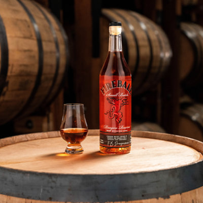 Fireball Small Batch Finished In Charred Oak Barrels Cinnamon Whisky 750ml 66 Proof - 750 ML - Image 3