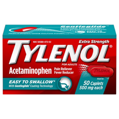 Tylenol Es Easy Swallow Caplets - 50 CT - Image 3