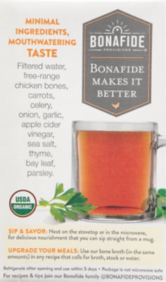 Bonafide Provisions Organic Chicken Bone Broth - 16.9 Fl. Oz. - Image 5