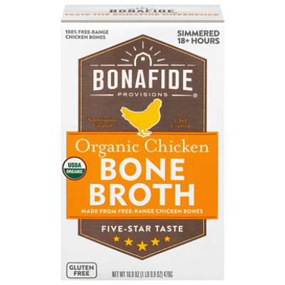 Bonafide Provisions Organic Chicken Bone Broth - 16.9 Fl. Oz. - Image 1