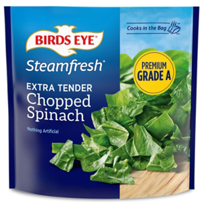 Birds Eye Steamfresh Chopped Spinach Frozen Vegetables 10.800 Oz - 10.8 OZ