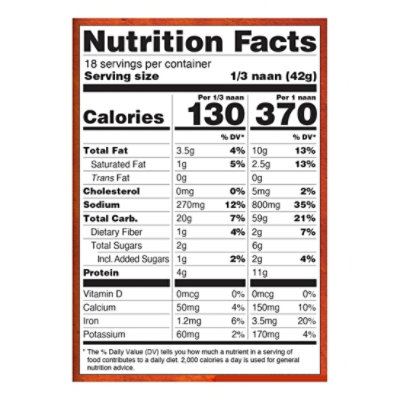 Stonefire Original Teardrop Family Pack Naan - 26.5 OZ - Image 3