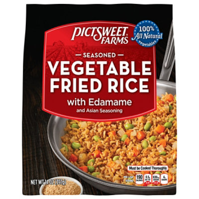 Pictsweet Vegetable Fried Rice With Edamame And Asian Seasoning 14oz - 14 OZ