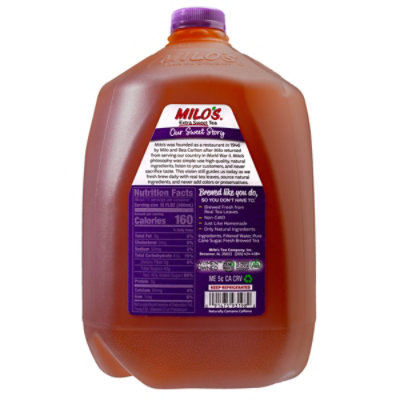 Milo's Extra Sweet Tea - 128 Fl Oz - 128 FZ - Image 6