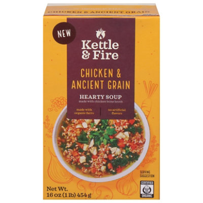 Kettle And Fire Hearty Soup Chicken Ancient Grains - 16 FZ - Image 3